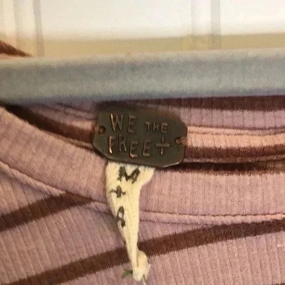 💖 Free People | We The Free Thermal Ruffled Top Size Medium - Picture 5 of 7